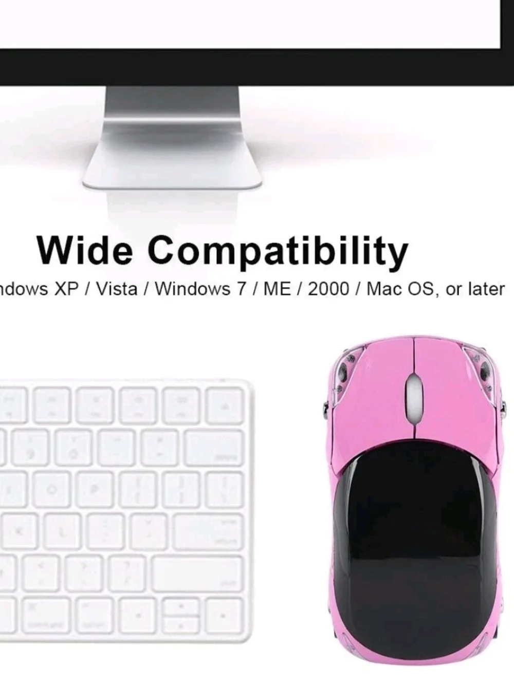 2.4G Car Mouse with USB Reciver 1600DPI Optical Mouse for PC Computer